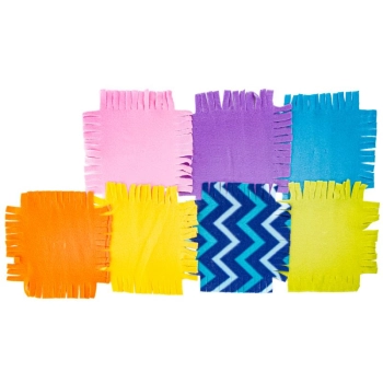 Kreatywny Zestaw, Wyszywanka, Pluszowy KOCYK Do Szycia DIY PATCHWORKOWA NARZUTKA KOC + LITERKI, OZDOBY