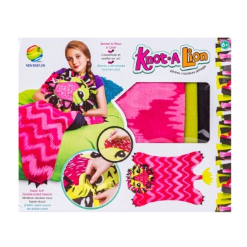 Kreatywny Zestaw, Wyszywanka, Pluszowy KOCYK Do Szycia Narzutka DIY LEW