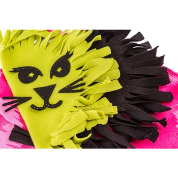 Kreatywny Zestaw, Wyszywanka, Pluszowy KOCYK Do Szycia Narzutka DIY LEW