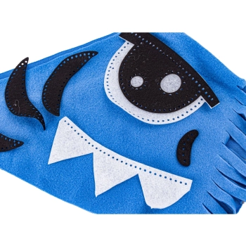 Zestaw Kreatywny, Wyszywanka, Pluszowy KOCYK, ŚPIWÓR Do Szycia DIY REKIN