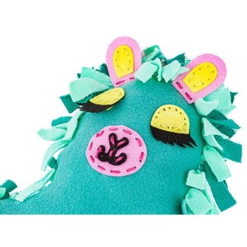 Zestaw Kreatywny Wyszywanka Poduszka Pluszowa Maskotka Do Szycia DIY LAMA