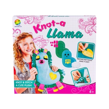 Zestaw Kreatywny Wyszywanka Poduszka Pluszowa Maskotka Do Szycia DIY LAMA