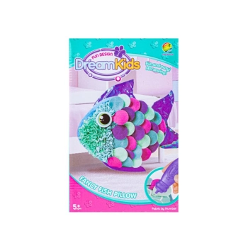 Kreatywny Zestaw Wyszywanka, Maskotka, Pluszak Do Szycia, Poduszka Do Ozdobienia RYBKA