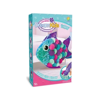 Kreatywny Zestaw Wyszywanka, Maskotka, Pluszak Do Szycia, Poduszka Do Ozdobienia RYBKA