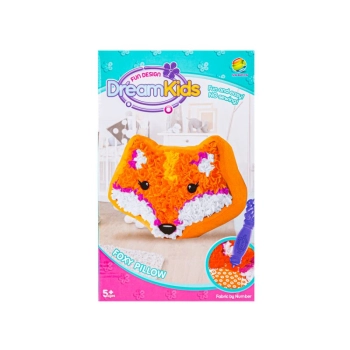 Kreatywny Zestaw Wyszywanka, Maskotka, Pluszak Do Szycia, Poduszka Do Ozdobienia LISEK