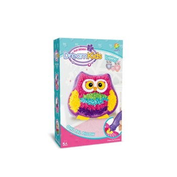 Zestaw Kreatywny Wyszywanka Poduszka Pluszowa Maskotka Do Szycia DIY SOWA