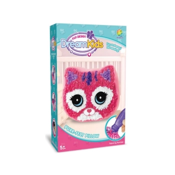 Kreatywny Zestaw Wyszywanka, Maskotka, Pluszak Do Szycia, Poduszka Do Ozdobienia DIY KOTEK KOT