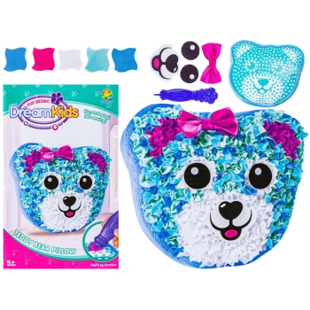 Kreatywny Zestaw Wyszywanka, Maskotka, Pluszak Do Szycia, Poduszka Do Ozdobienia DIY MISIU, NIEDŹWIADEK