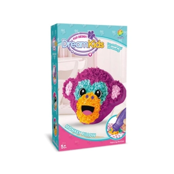 Kreatywny Zestaw Wyszywanka, Maskotka, Pluszak Do Szycia, Poduszka Do Ozdobienia DIY MAŁPKA