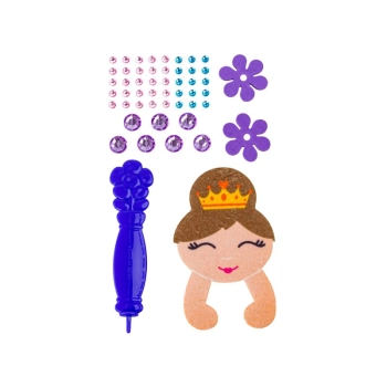 Kreatywny Zestaw Wyszywanka, Maskotka, Pluszak Do Szycia, Poduszka Do Ozdobienia DIY KSIĘŻNICZKA KRÓLEWNA