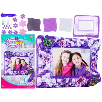 Kreatywny Zestaw DIY RAMKA NA ZDJĘCIE Do Ozdobienia, Poduszka