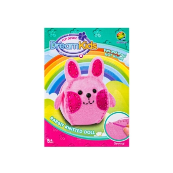 Kreatywny Zestaw Wyszywanka, Maskotka, Pluszak Do Szycia Zwierzęta Leśne ZAJĄCZEK KRÓLICZEK