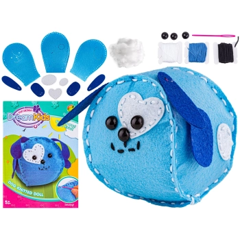 Kreatywny Zestaw Wyszywanka, Maskotka, Pluszak Do Szycia Zwierzęta Domowe PIESEK