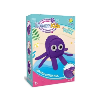 Kreatywny Zestaw Wyszywanka, Maskotka, Pluszak Do Szycia Zwierzęta Morskie OŚMIORNICA