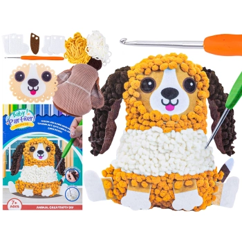 Kreatywny Zestaw Wyszywanka, Maskotka, Pluszak Do Szycia, Poduszka Do Ozdobienia DIY PIESEK