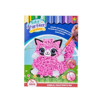 Kreatywny Zestaw Wyszywanka, Maskotka, Pluszak Do Szycia, Poduszka Do Ozdobienia DIY KOTEK