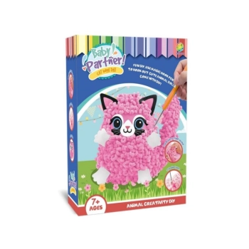 Kreatywny Zestaw Wyszywanka, Maskotka, Pluszak Do Szycia, Poduszka Do Ozdobienia DIY KOTEK