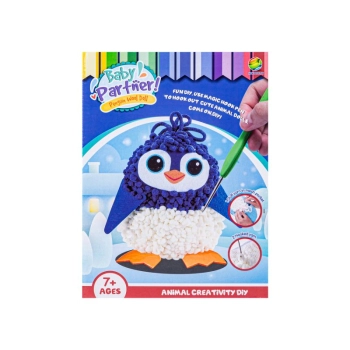 Kreatywny Zestaw Wyszywanka, Maskotka, Pluszak Do Szycia, Poduszka Do Ozdobienia DIY PINGWIN