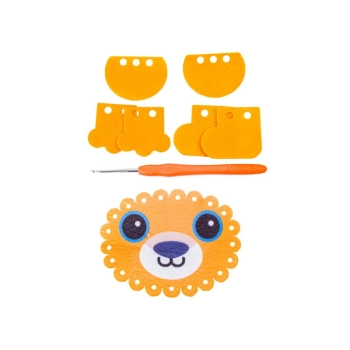 Kreatywny Zestaw Wyszywanka, Maskotka, Pluszak Do Szycia, Poduszka Do Ozdobienia DIY LEW