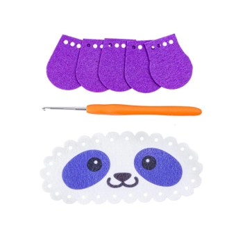 Kreatywny Zestaw Wyszywanka, Maskotka, Pluszak Do Szycia, Poduszka Do Ozdobienia DIY PANDA