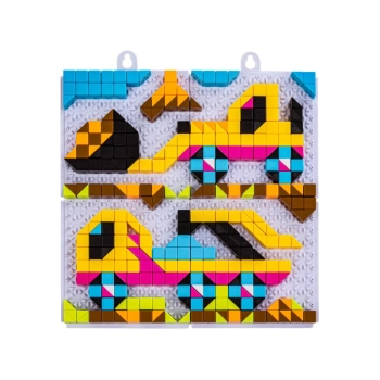 Kreatywna Układanka, Mozaika, Puzzle, Klocki 420 El. Budowa