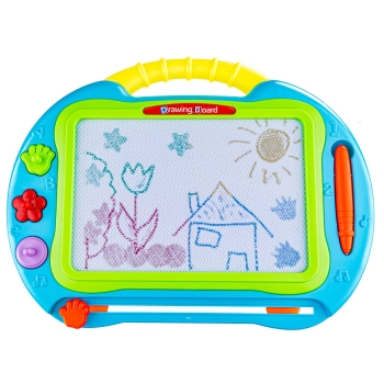 Tablica Edukacyjna, Magnetyczna 2w1, Znikopis, Stolik Pisak Stempelki