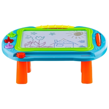 Tablica Edukacyjna, Magnetyczna 2w1, Znikopis, Stolik Pisak Stempelki