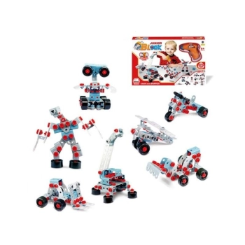 Klocki konstrukcyjne, Kreatywna Układanka 552 El, Wkrętarka, Śrubki