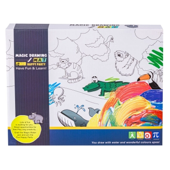 Tablica, mata wodna do rysowania malowania 120x90cm XXL + akcesoria