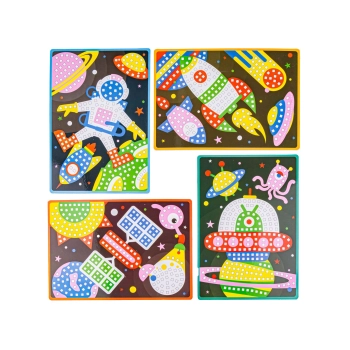 Kreatywna Układanka, Mozaika, Kolaż Klocki DIY