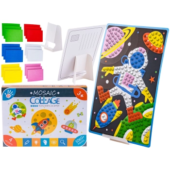 Kreatywna Układanka, Mozaika, Kolaż Klocki DIY