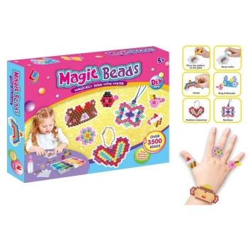 Koraliki Wodne Zestaw Do Tworzenia Biżuterii Breloczków Akcesoria 3500 Koralików