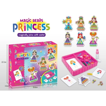 Koraliki Wodne KSIĘŻNICZKI Ubieranki, Karty, Akcesoria, 1400 Koralików