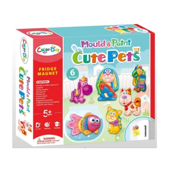 Kreatywny Zestaw Stwórz Magnes, Odlew DIY CUTE PETS - UROCZE ZWIERZĄTKA Zrób To Sam