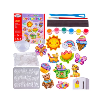 Kreatywny Zestaw Stwórz Magnes, Odlew DIY SŁODKI ZESTAW 12 Elementów Zrób To Sam