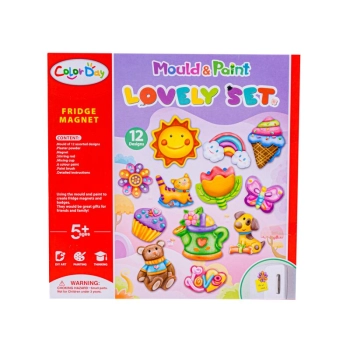 Kreatywny Zestaw Stwórz Magnes, Odlew DIY SŁODKI ZESTAW 12 Elementów Zrób To Sam