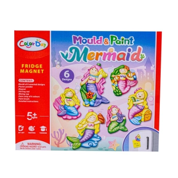 Kreatywny Zestaw Stwórz Magnes, Odlew DIY KOLOROWE SYRENKI Zrób To Sam