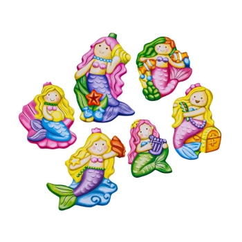 Kreatywny Zestaw Stwórz Magnes, Odlew DIY KOLOROWE SYRENKI Zrób To Sam