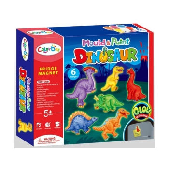 Kreatywny Zestaw Stwórz Magnes, Odlew DIY DINOZAURY GLOW Zrób To Sam