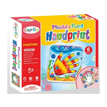 Kreatywny Zestaw STWÓRZ ODCISK DŁONI, Odlew Rączki, Nóżki - Zrób To Sam DIY