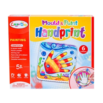 Kreatywny Zestaw STWÓRZ ODCISK DŁONI, Odlew Rączki, Nóżki - Zrób To Sam DIY