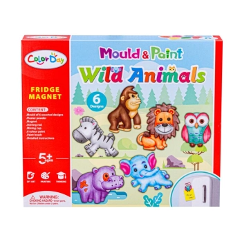 Kreatywny Zestaw Stwórz Magnes, Odlew DIY DZIKIE ZWIERZĘTA Zrób To Sam