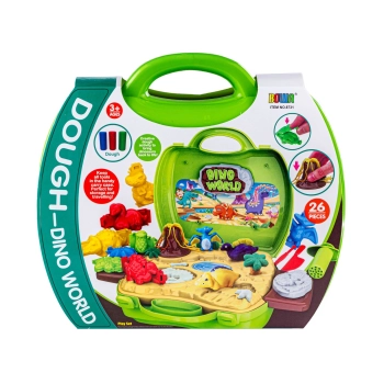 Walizka Z Masą Plastyczną, Ciastolina W Kuferku, Dinozaury