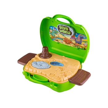 Walizka Z Masą Plastyczną, Ciastolina W Kuferku, Dinozaury