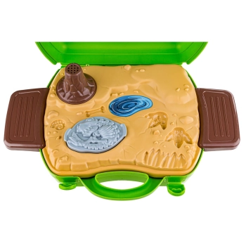 Walizka Z Masą Plastyczną, Ciastolina W Kuferku, Dinozaury