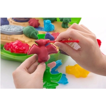 Walizka Z Masą Plastyczną, Ciastolina W Kuferku, Dinozaury