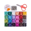Koraliki Zestaw Do Tworzenia Robienia Bransoletek, Biżuterii, Naszyjników
