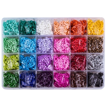 Koraliki Zestaw Do Tworzenia Robienia Bransoletek, Biżuterii, Naszyjników