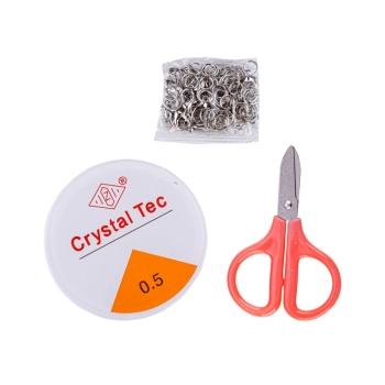 Koraliki Zestaw Do Tworzenia Robienia Bransoletek, Biżuterii, Naszyjników