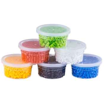 Koraliki Do Prasowania 3000szt, Prasowanki, Do Prasowanek, 6 Kolorów, Zapas KOLOROWE ODCIENIE